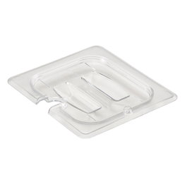 CAMBRO Tapa con muesca y asa GN 1/6 Transparente