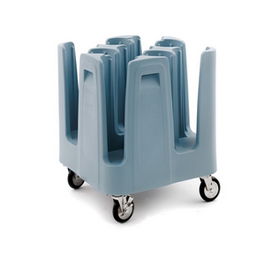 TECNO SISTEMA CARRO PORTAPLATOS NIDO 18 con 9 pozos, para platos de 17.5 cm, dimensiones 690x690x810 mm