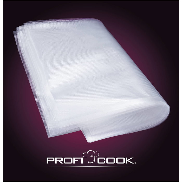 Proficook Bolsas para sellado al vacío pequeñas 22x30cm, 50 unidades Proficook Bolsas para sellado al vacío pequeñas 22x30cm, 50 unidades
