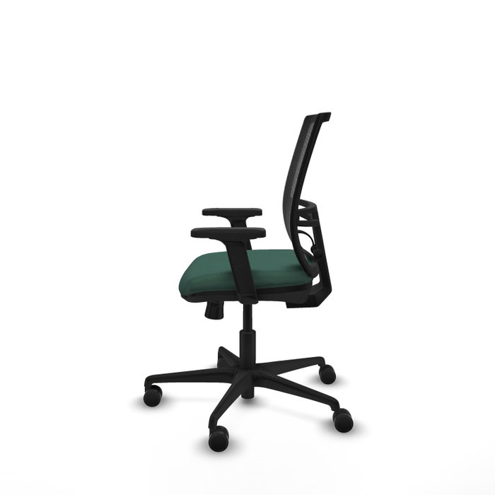 PIQUERAS Y CRESPO Silla de oficina Yunquera con mecanismo Sincro/Traslack, Verde botella y Negro PIQUERAS Y CRESPO Silla de oficina Yunquera con mecanismo Sincro/Traslack, Verde botella y Negro