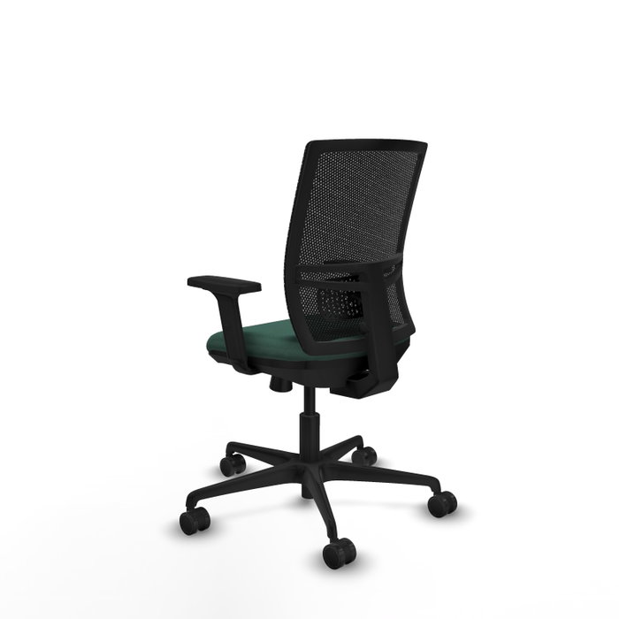 PIQUERAS Y CRESPO Silla de oficina Yunquera con mecanismo Sincro/Traslack, Verde botella y Negro PIQUERAS Y CRESPO Silla de oficina Yunquera con mecanismo Sincro/Traslack, Verde botella y Negro