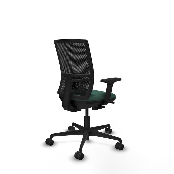 PIQUERAS Y CRESPO Silla de oficina Yunquera con mecanismo Sincro/Traslack, Verde botella y Negro PIQUERAS Y CRESPO Silla de oficina Yunquera con mecanismo Sincro/Traslack, Verde botella y Negro