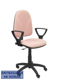 Piqueras Y Crespo Silla Algarra Bali Rosa con Brazos Fijos