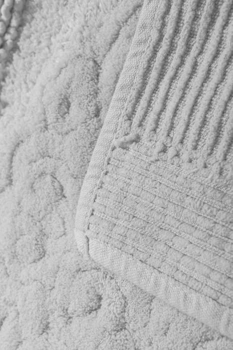 Mijölnir Juego de Alfombras de Baño Algodón 100% Ecru 50x60cm y 60x100cm Antibacteriano Antideslizante Lavable