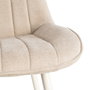 Ixia Silla Beige Tejido-Metal Contract