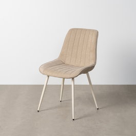 Ixia Silla Beige Tejido-Metal Contract