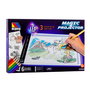 Molto Proyector Mágico con 3 Luces LED y 6 Lápices, Juego Educativo para Niños, 107x11x28.5 cm