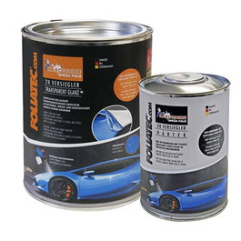 Foliatec FO20985 Sellador Carbody 2C Líquido Transparente Ultra Mate Kit con 2 L Sealer + 1 L Endurecedor para Llantas y Personalización