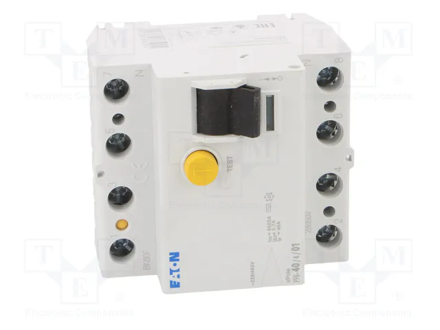 EATON ELECTRIC Interruptor diferencial PF6-40/4/01 4 polos 40A 100mA