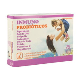 Dis Inmuno Biotic 30 Cápsulas - Suplemento con Probióticos y Vitamina C