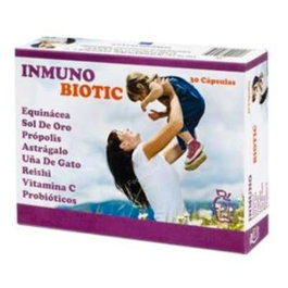 DIS Inmuno Probioticos 30Cap. Ayuda a las defensas del organismo con Equinácea, Astrágalo y Vitamina C. Complemento alimenticio.