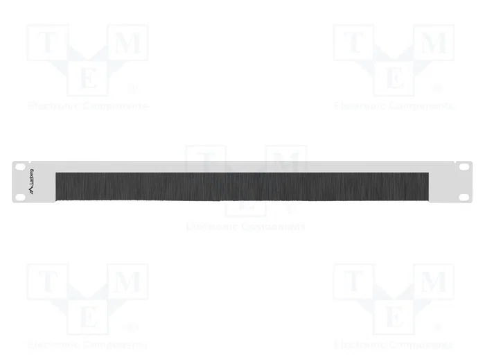 Lanberg AK-1103-S Panel pasacables con cepillo