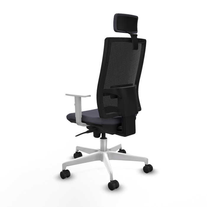 PIQUERAS Y CRESPO Silla de oficina Horna con mecanismo Sincro, Gris oscuro y Negro PIQUERAS Y CRESPO Silla de oficina Horna con mecanismo Sincro, Gris oscuro y Negro