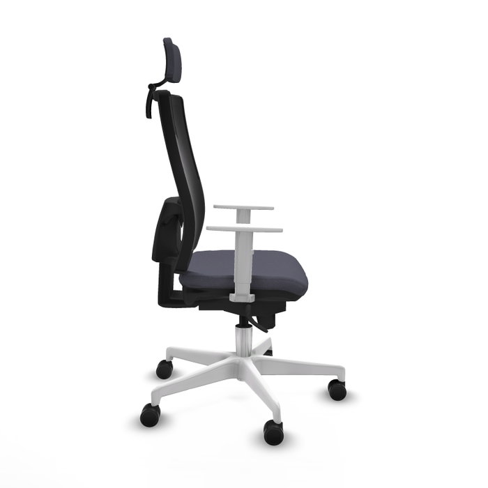 PIQUERAS Y CRESPO Silla de oficina Horna con mecanismo Sincro, Gris oscuro y Negro PIQUERAS Y CRESPO Silla de oficina Horna con mecanismo Sincro, Gris oscuro y Negro