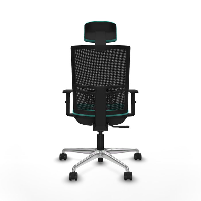 PIQUERAS Y CRESPO Silla de oficina Yunquera con mecanismo Sincro, Turquesa y Negro PIQUERAS Y CRESPO Silla de oficina Yunquera con mecanismo Sincro, Turquesa y Negro