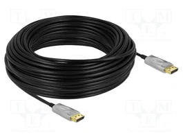 DeLOCK 85889 Cable Óptico Activo DisplayPort 1.4 8K 30 m