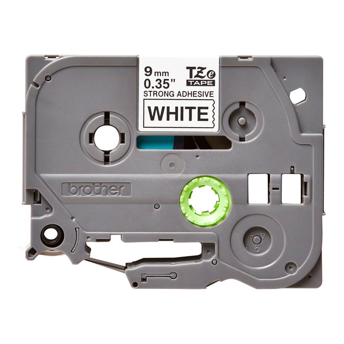 Brother TZe-S221 Cinta Laminada Súper Adhesiva Negro sobre Blanco 9mm x 8m Brother TZe-S221 Cinta Laminada Súper Adhesiva Negro sobre Blanco 9mm x 8m