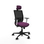 PIQUERAS Y CRESPO Silla de oficina Yunquera Morado/Negro