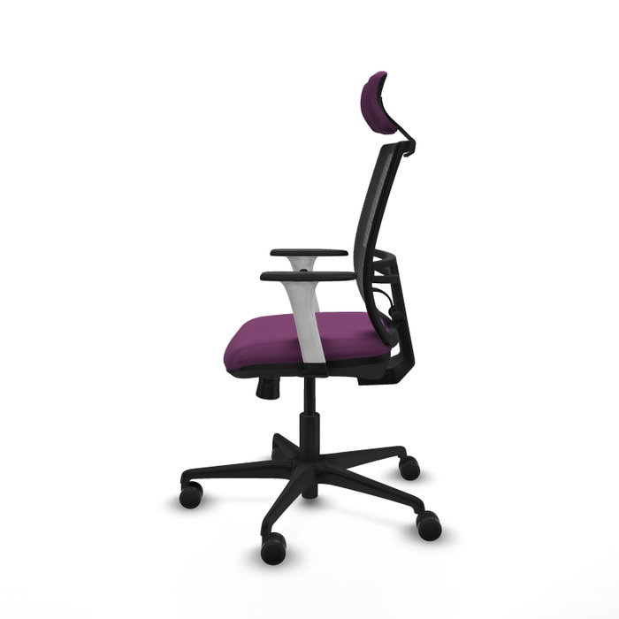 PIQUERAS Y CRESPO Silla de oficina Yunquera Morado/Negro