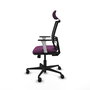 PIQUERAS Y CRESPO Silla de oficina Yunquera Morado/Negro