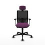 PIQUERAS Y CRESPO Silla de oficina Yunquera Morado/Negro