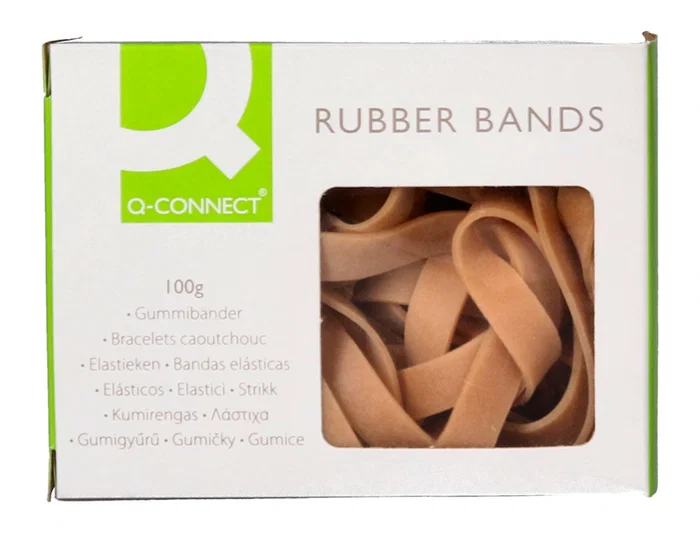 Q-connect Bandas elásticas 150x9 mm 100 gr número 15