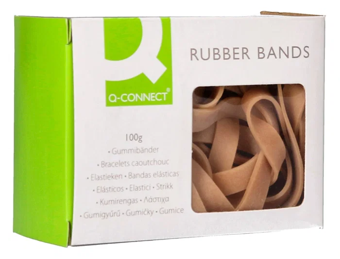 Q-connect Bandas elásticas 150x9 mm 100 gr número 15