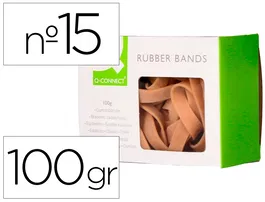 Q-connect Bandas elásticas 150x9 mm 100 gr número 15
