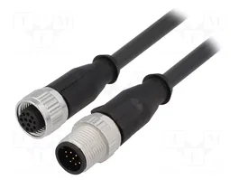 HARTING Cable para sensores M12 12 pines 2m