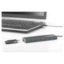 Digitus Hub USB 3.0 de 7 puertos con carcasa de aluminio DA-70241-1