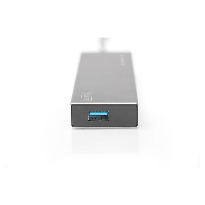 Digitus USB-Hub 7-Port 3.0 - 7x USB 3.0 con Fuente de Alimentación, Negro