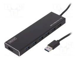 Digitus Hub USB 3.0 de 7 puertos con carcasa de aluminio DA-70241-1