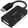 Aisens Conversor DisplayPort a VGA/DVI/HDMI 4K Negro