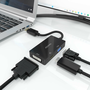Aisens Conversor DisplayPort a VGA/DVI/HDMI 4K Negro