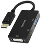Aisens Conversor DisplayPort a VGA/DVI/HDMI 4K Negro