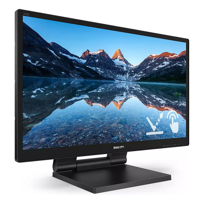 Philips 242B9TL Monitor Táctil IPS de 23.8" Full HD (1920x1080) con Altavoces, Puerto USB Táctil, HDMI, DisplayPort y DVI