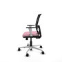 PIQUERAS Y CRESPO Silla de oficina Yunquera con mecanismo Sincro/Traslack, Rosa y Negro