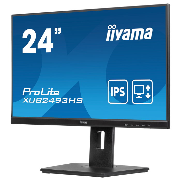 iiyama ProLite XUB2493HS-B6 - Monitor Gaming/Profesional 24" / 60.5 cm Full HD (1920x1080) IPS 100Hz 0.5ms AMD FreeSync con HDMI, DisplayPort, Altavoces y Soporte Pivot