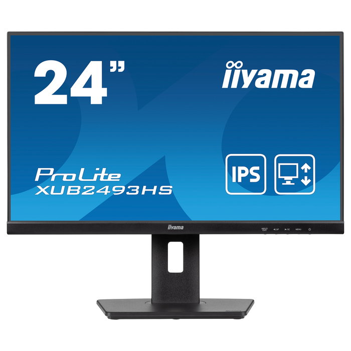 iiyama ProLite XUB2493HS-B6 - Monitor Gaming/Profesional 24" / 60.5 cm Full HD (1920x1080) IPS 100Hz 0.5ms AMD FreeSync con HDMI, DisplayPort, Altavoces y Soporte Pivot