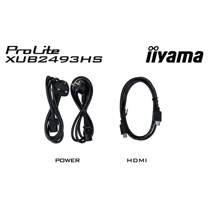 iiyama ProLite XUB2493HS-B6 - Monitor Gaming/Profesional 24" / 60.5 cm Full HD (1920x1080) IPS 100Hz 0.5ms AMD FreeSync con HDMI, DisplayPort, Altavoces y Soporte Pivot
