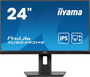 Iiyama XUB2493HS-B6 Monitor 24" IPS FHD 1920x1080 100Hz 4ms HDMI DisplayPort Altavoces Ajuste Altura