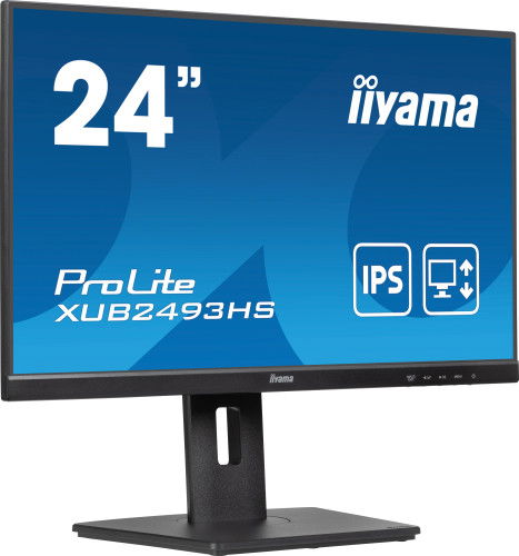 Iiyama XUB2493HS-B6 Monitor 24" IPS FHD 1920x1080 100Hz 4ms HDMI DisplayPort Altavoces Ajuste Altura Iiyama XUB2493HS-B6 Monitor 24" IPS FHD 1920x1080 100Hz 4ms HDMI DisplayPort Altavoces Ajuste Altura