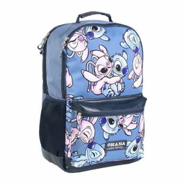 Stitch Mochila Casual Técnica Azul