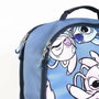 Stitch Mochila Casual Técnica Azul