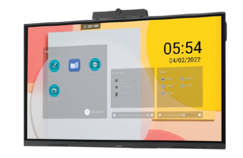 Sharp PN-ZCMS1 Barra de sonido para colaboración todo en uno 4K Negro