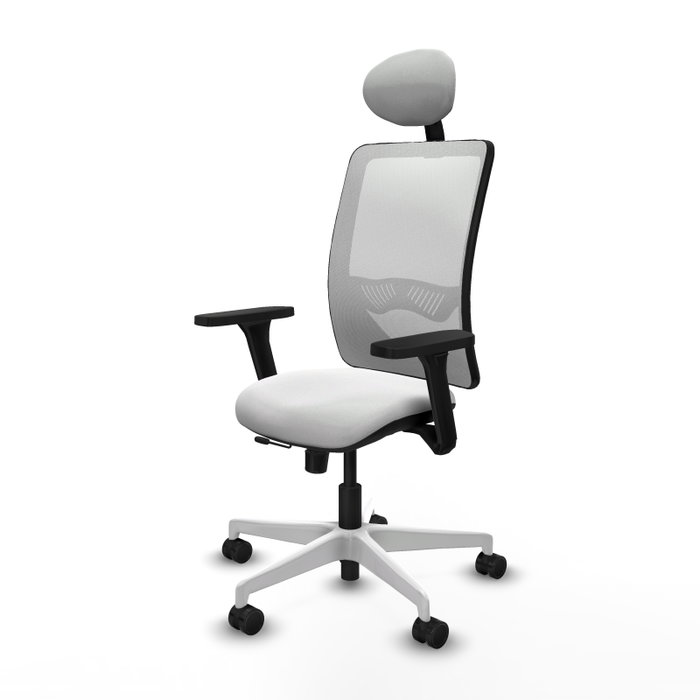PIQUERAS Y CRESPO Silla de oficina Zulema Blanca con Mecanismo Sincro/Traslack PIQUERAS Y CRESPO Silla de oficina Zulema Blanca con Mecanismo Sincro/Traslack