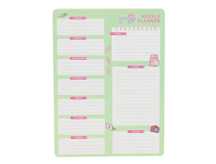 Safta Planning semanal Pembe the pink cat 255x190 mm Safta Planning semanal Pembe the pink cat 255x190 mm