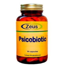 Psico+Bac (Psicobiotic) con Hipérico, Melena de León, Probióticos, Azafrán, Melatonina y Vitamina B6 para el Estado de Ánimo y Sistema Nervioso 90 Cápsulas