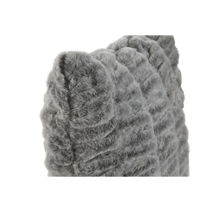 DKD Home Decor Cojín de Poliéster Gris Claro 45x15x45 cm