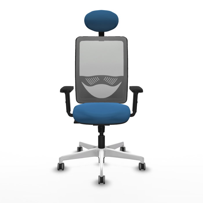 PIQUERAS Y CRESPO Silla de oficina Zulema con Mecanismo Sincro, Azul claro y Gris PIQUERAS Y CRESPO Silla de oficina Zulema con Mecanismo Sincro, Azul claro y Gris